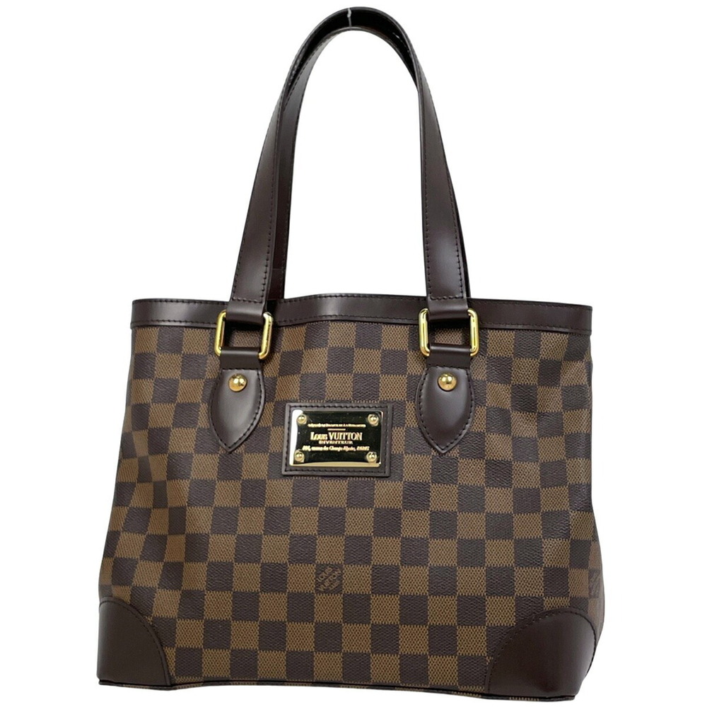 Louis Vuitton Hampstead Shoulder Bag Tote Damier Brown